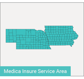 Insure Service Area Map